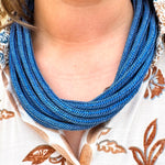 Rachel Rope Necklace in Cobalt - The Pink Pineapple 850