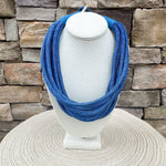 Rachel Rope Necklace in Cobalt - The Pink Pineapple 850