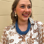 Rachel Rope Necklace in Cobalt - The Pink Pineapple 850