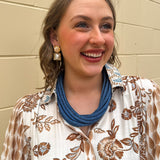 Rachel Rope Necklace in Cobalt - The Pink Pineapple 850