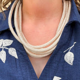 Rachel Rope Necklace in Ecru - The Pink Pineapple 850