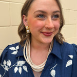 Rachel Rope Necklace in Ecru - The Pink Pineapple 850