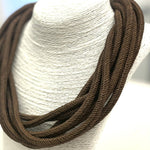 Rachel Rope Necklace in Espresso Brown - The Pink Pineapple 850