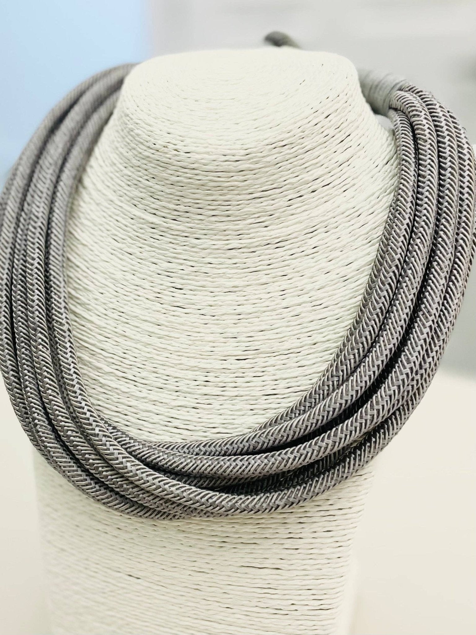 Rachel Rope Necklace in Fox Gray - The Pink Pineapple 850
