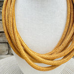 Rachel Rope Necklace in Gold - The Pink Pineapple 850