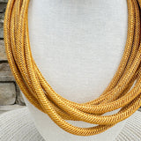 Rachel Rope Necklace in Gold - The Pink Pineapple 850