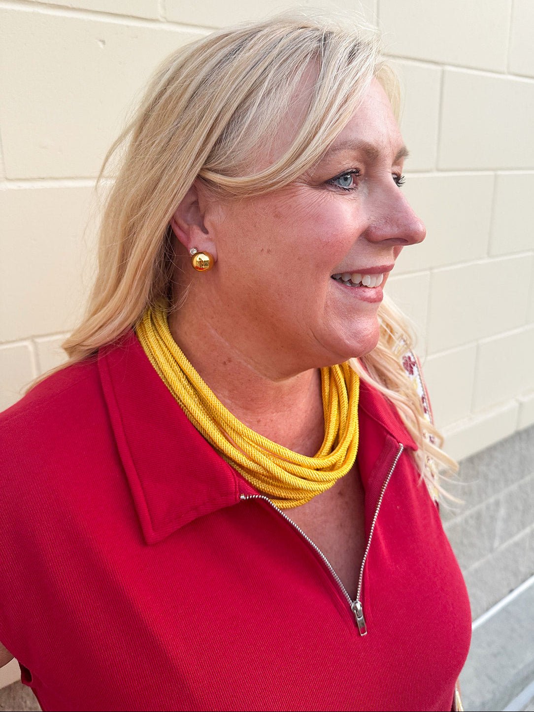 Rachel Rope Necklace in Gold - The Pink Pineapple 850