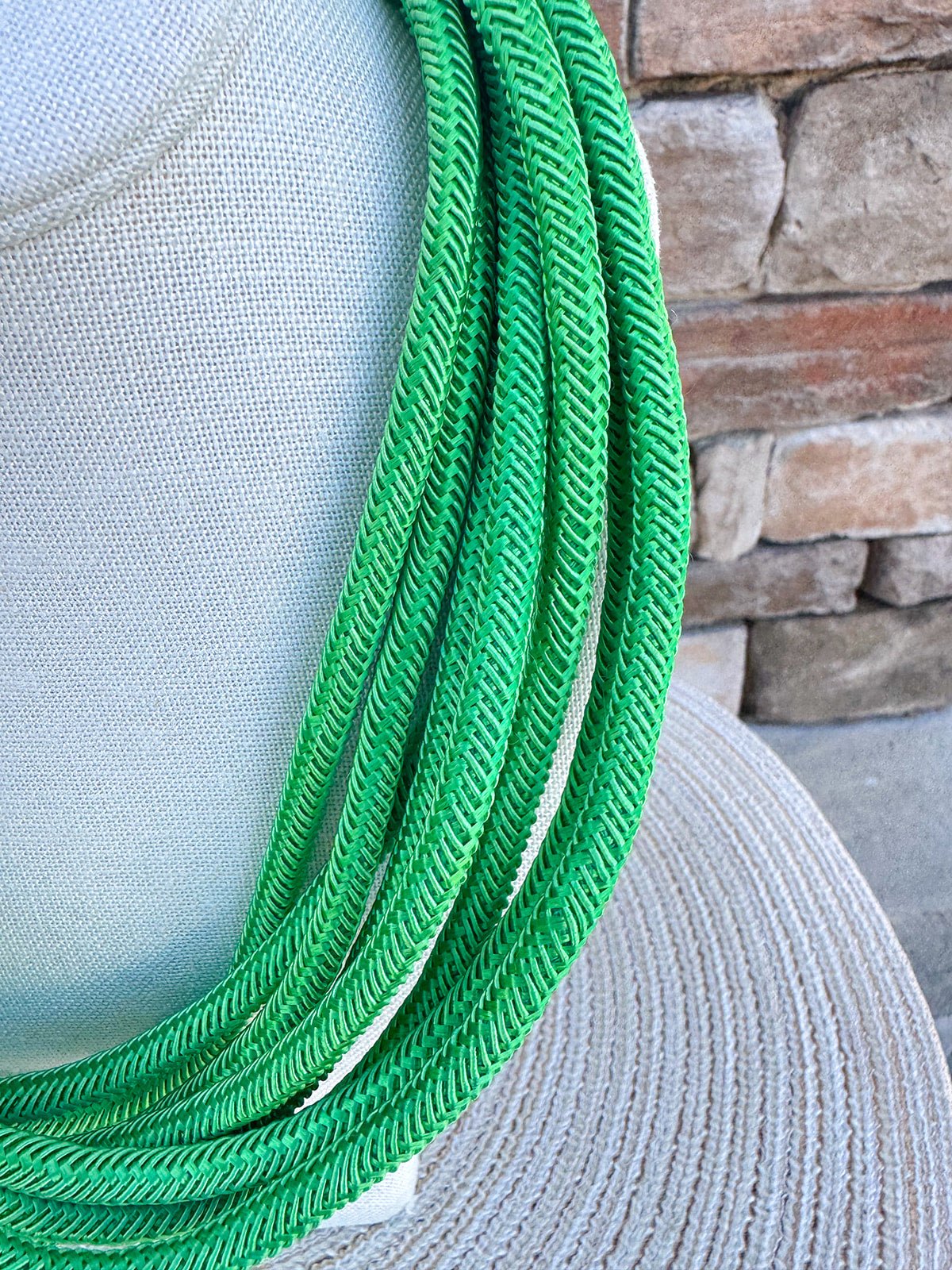 Rachel Rope Necklace in Kelly Green - The Pink Pineapple 850