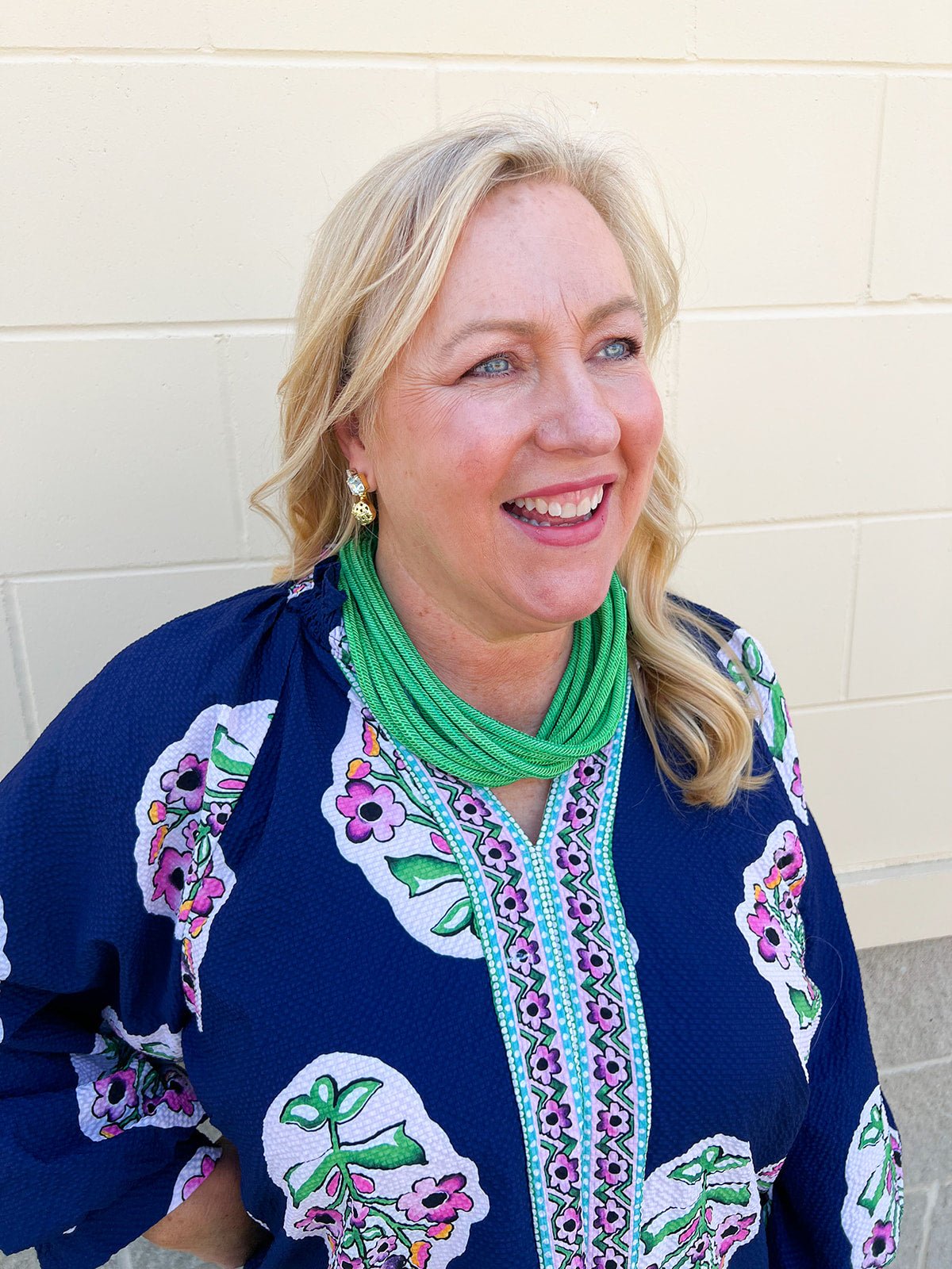 Rachel Rope Necklace in Kelly Green - The Pink Pineapple 850