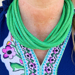 Rachel Rope Necklace in Kelly Green - The Pink Pineapple 850