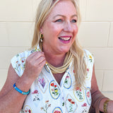 Rachel Rope Necklace in Khaki - The Pink Pineapple 850