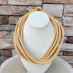 Rachel Rope Necklace in Khaki - The Pink Pineapple 850