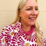 Rachel Rope Necklace in Magenta - The Pink Pineapple 850