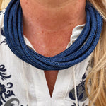 Rachel Rope Necklace in Navy - The Pink Pineapple 850