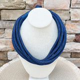 Rachel Rope Necklace in Navy - The Pink Pineapple 850