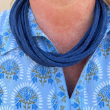 Rachel Rope Necklace in Navy - The Pink Pineapple 850