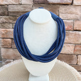 Rachel Rope Necklace in Navy - The Pink Pineapple 850
