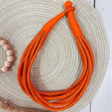 Rachel Rope Necklace in Orange - The Pink Pineapple 850