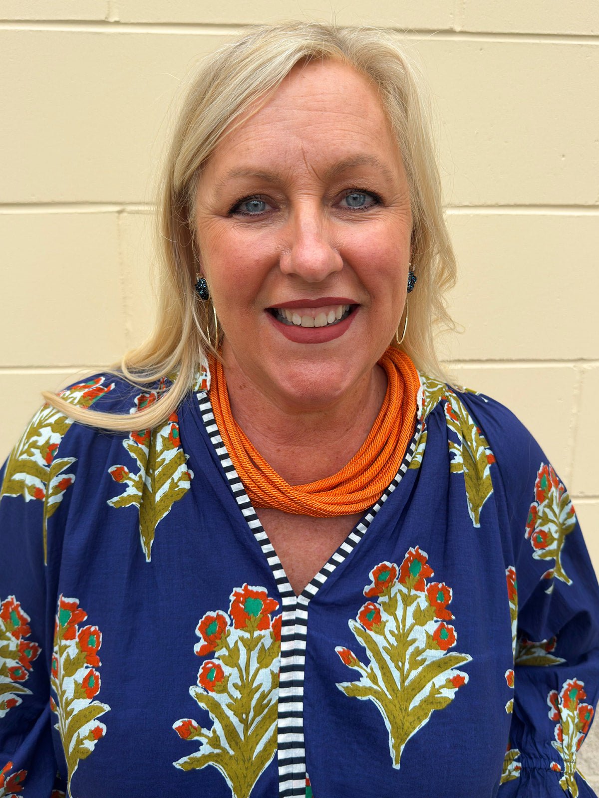 Rachel Rope Necklace in Orange - The Pink Pineapple 850