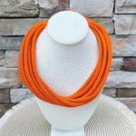 Rachel Rope Necklace in Orange - The Pink Pineapple 850