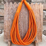 Rachel Rope Necklace in Orange - The Pink Pineapple 850