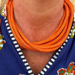 Rachel Rope Necklace in Orange - The Pink Pineapple 850