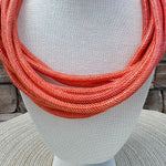 Rachel Rope Necklace in Peach - The Pink Pineapple 850
