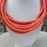 Rachel Rope Necklace in Peach - The Pink Pineapple 850