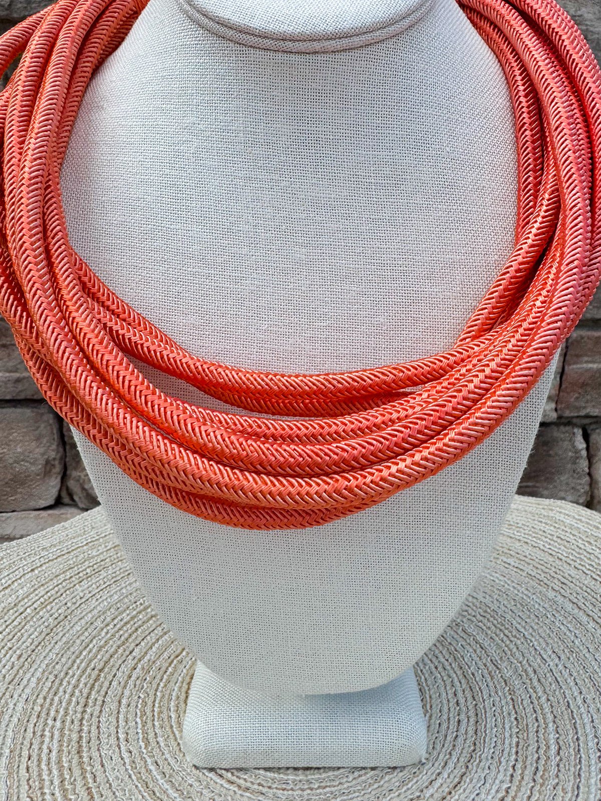 Rachel Rope Necklace in Peach - The Pink Pineapple 850