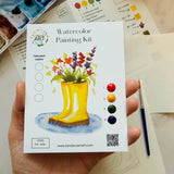 Rainboot Flower Bouquet Watercolor Kit - The Pink Pineapple 850