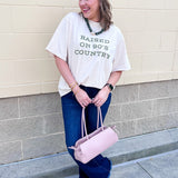 Raised on 90s Country Graphic Top - The Pink Pineapple 850