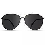 Ramsey Polarized Sunglasses - Black Frame/Black Lens - The Pink Pineapple 850