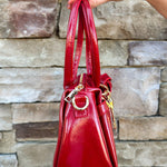 Red Vienna Crossbody Purse - The Pink Pineapple 850