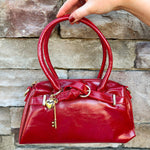 Red Vienna Crossbody Purse - The Pink Pineapple 850