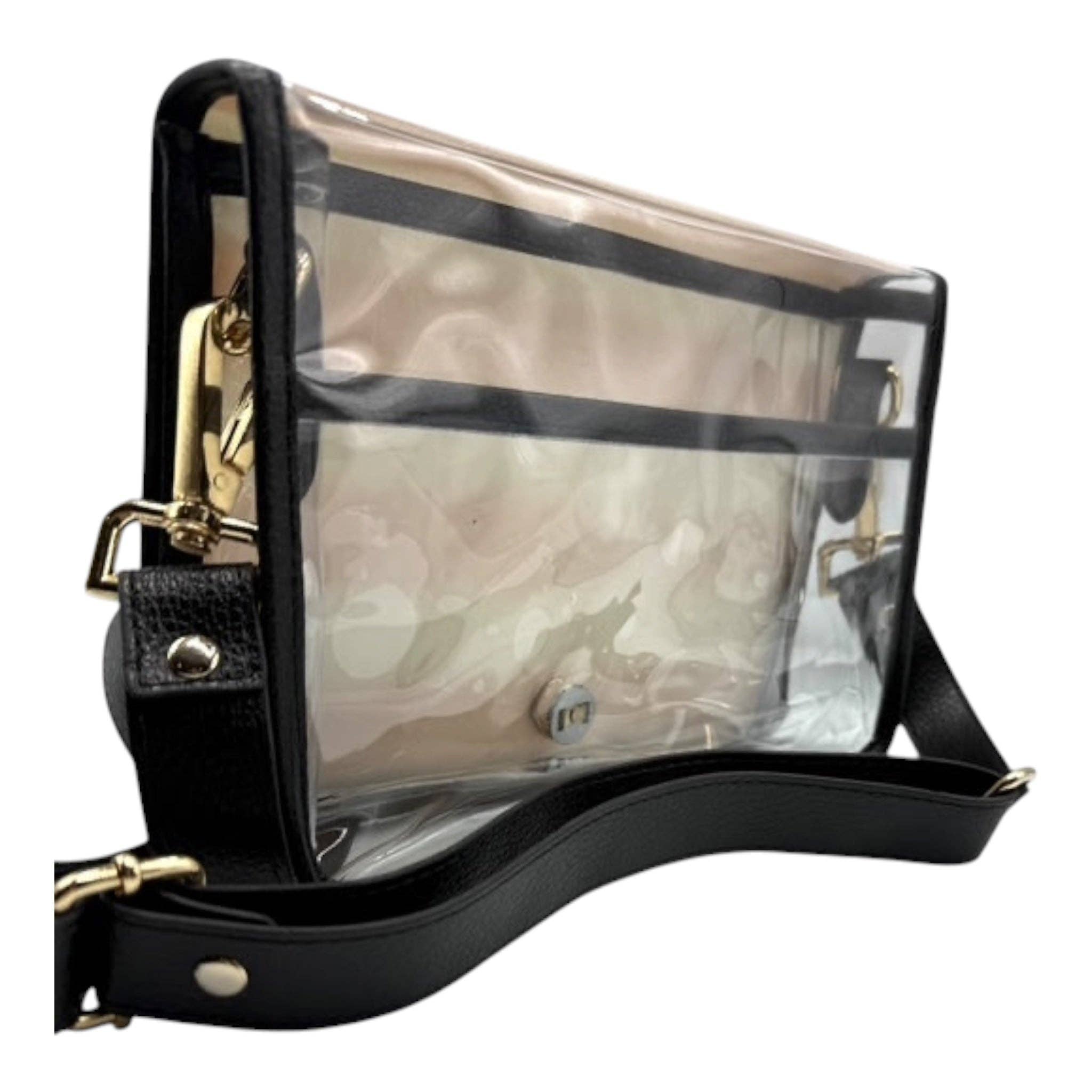 Red & White Stripe Bulldog Stadium Crossbody Bag - The Pink Pineapple 850