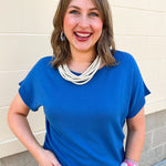 Regal Ease Sweater Top - The Pink Pineapple 850