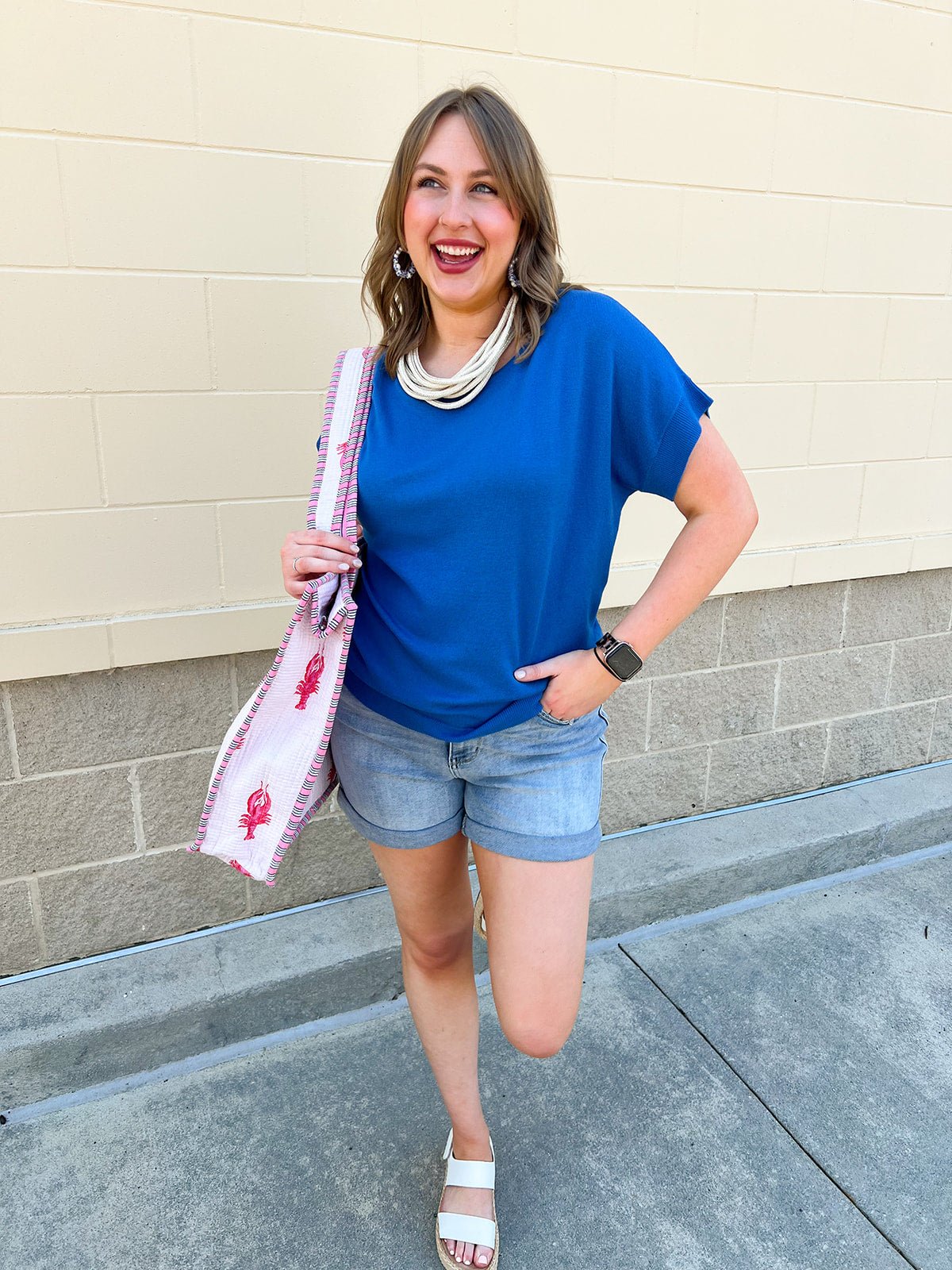 Regal Ease Sweater Top - The Pink Pineapple 850