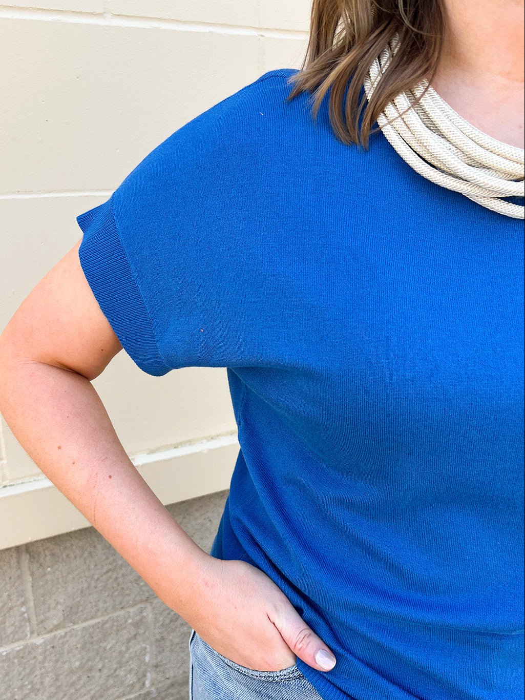 Regal Ease Sweater Top - The Pink Pineapple 850