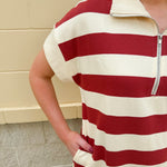 Renegade Cutie Zipper Collared Mini Dress - The Pink Pineapple 850