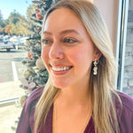 Rhinestone Crystal Dangling Earrings - The Pink Pineapple 850