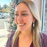 Rhinestone Crystal Dangling Earrings - The Pink Pineapple 850