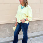 [Risen] Afterglow Mid Rise Flare Jeans - The Pink Pineapple 850