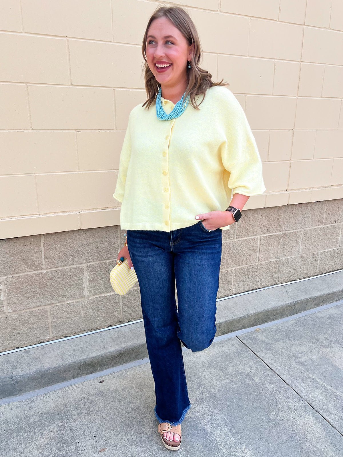 [Risen] Afterglow Mid Rise Flare Jeans - The Pink Pineapple 850
