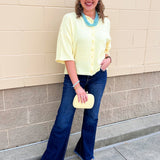 [Risen] Afterglow Mid Rise Flare Jeans - The Pink Pineapple 850
