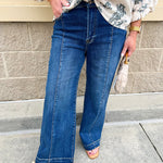 [Risen] City Muse High Rise Wide Leg Ankle Jean - The Pink Pineapple 850