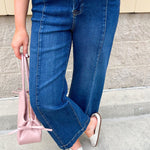 [Risen] City Muse High Rise Wide Leg Ankle Jean - The Pink Pineapple 850