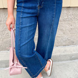 [Risen] City Muse High Rise Wide Leg Ankle Jean - The Pink Pineapple 850