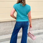 [Risen] City Muse High Rise Wide Leg Ankle Jean - The Pink Pineapple 850