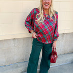 [Risen] Luxe High Rise Crop Jeans in Hunter Green - The Pink Pineapple 850