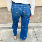 [Risen] Meadowline Crop Wide Leg Jeans - The Pink Pineapple 850